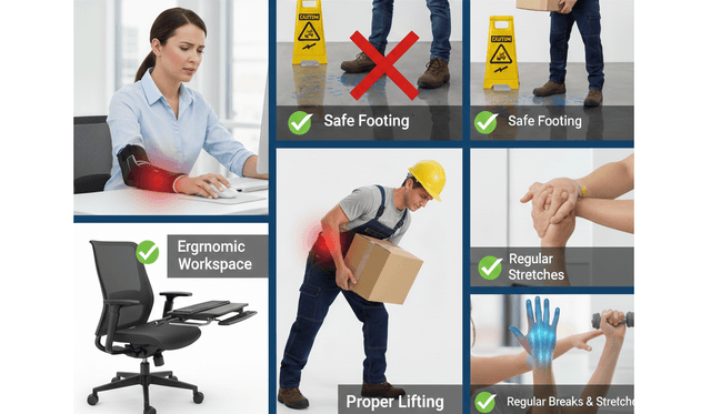 Common Workplace Injury Conditions and How to Prevent Them